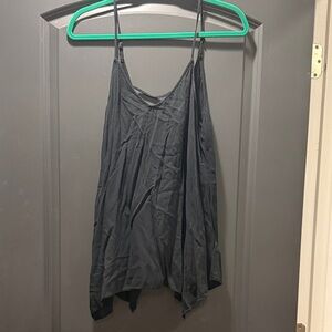 Asymmetrical Black Women's Tank